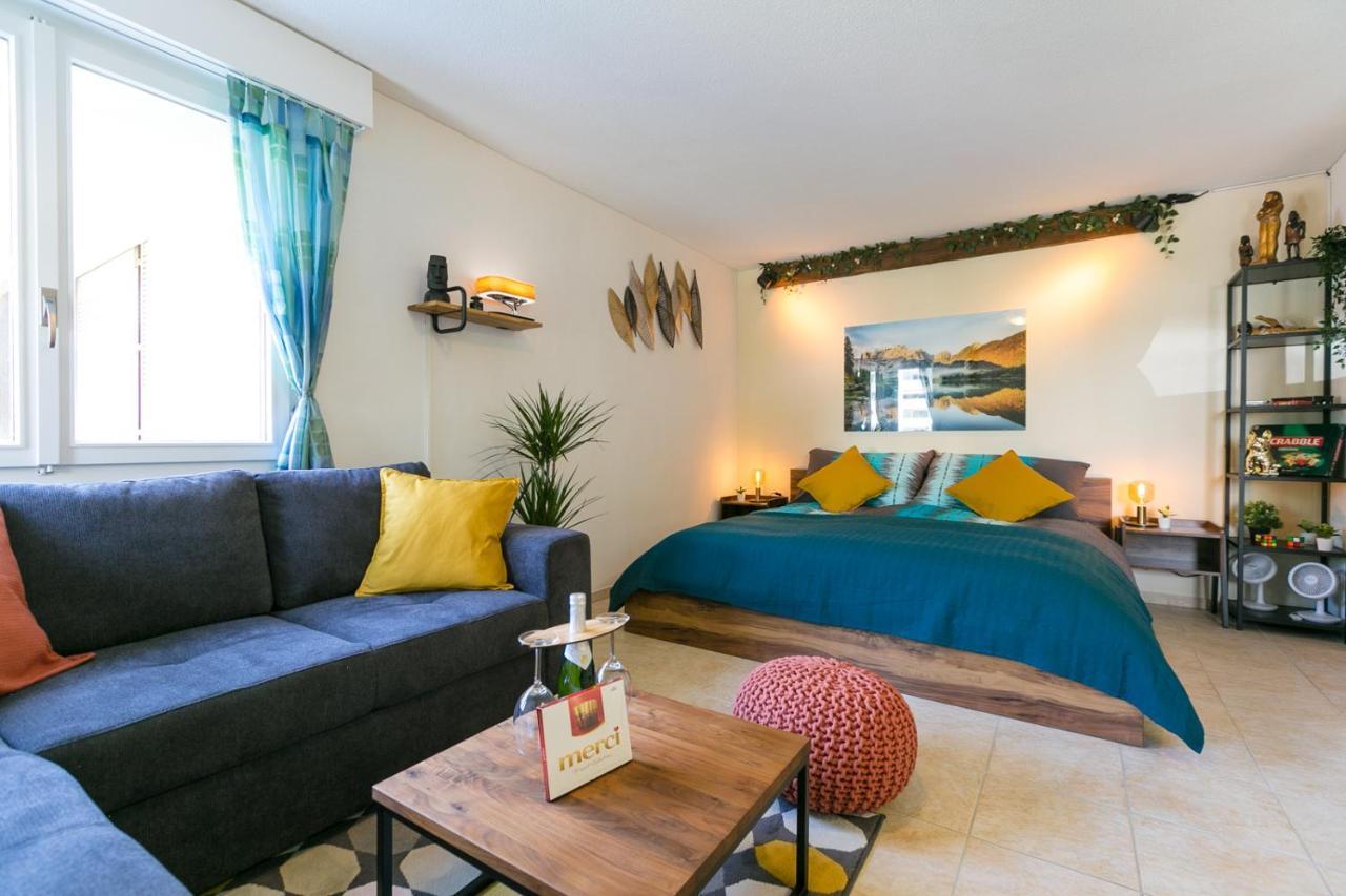 Spirit Apartments - Studio 1 - Kueche - Parkplatz Engelberg Eksteriør billede