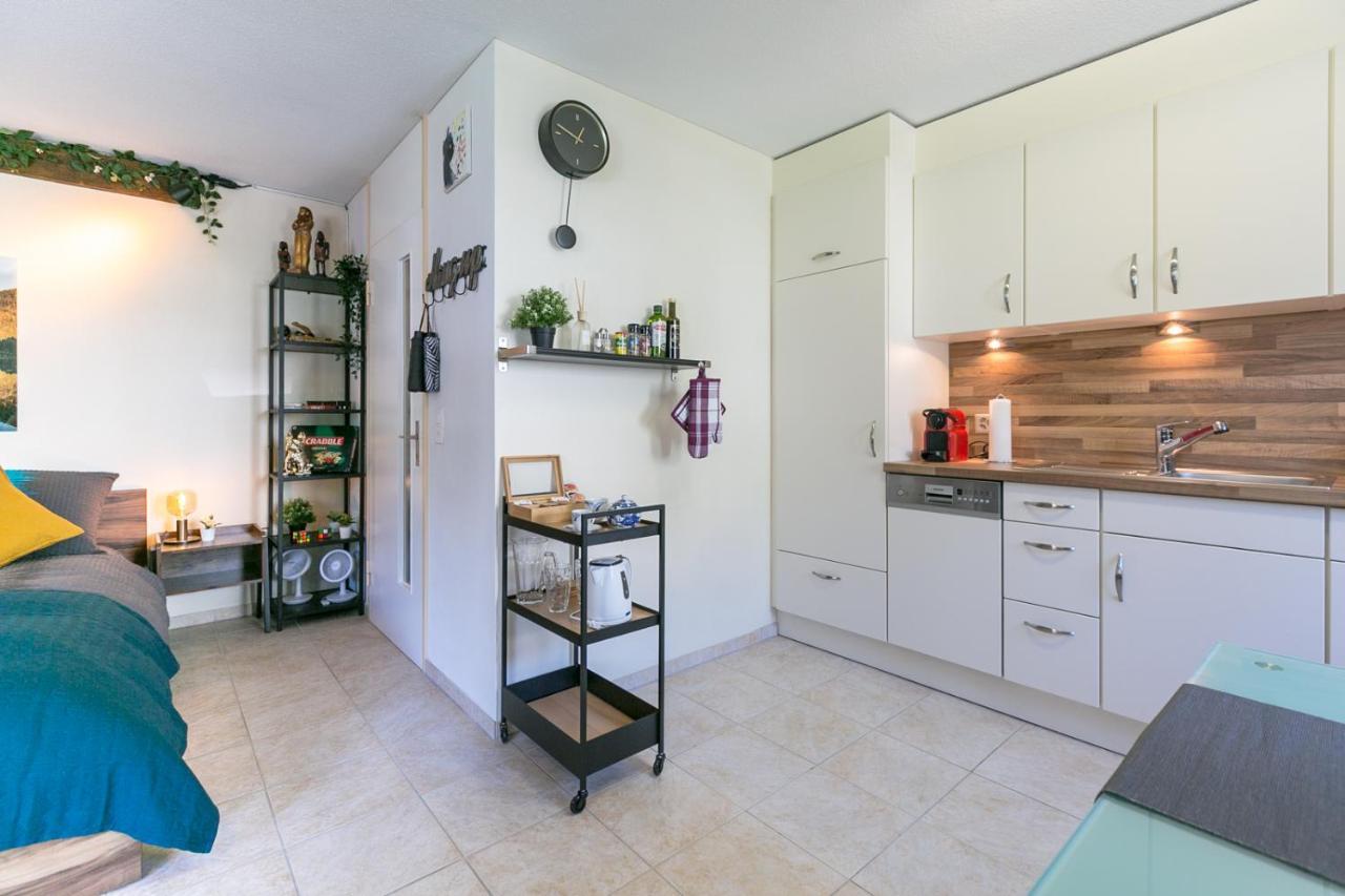 Spirit Apartments - Studio 1 - Kueche - Parkplatz Engelberg Eksteriør billede